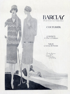 Barclay (Couture) 1928 Golfeur