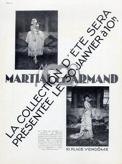 Martial et Armand (Couture) 1928 Madeleine Soria