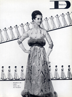 Grès 1962 Ducharne, Evening Gown