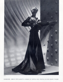 Mainbocher 1936 Photo Horst, Evening Gown