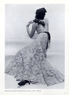 Schiaparelli 1937 Sarah Lane, Evening Gown