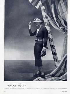 Maggy Rouff 1937 Hat Louise Bourbon