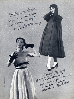 Marcel Rochas & Madeleine de Rauch 1951 Photo Jacques Decaux