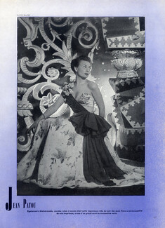 Jean Patou 1948 Photo Savitry, Evening Gown