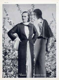 Alix Barton - Germaine Krebs & Robert Piguet 1934