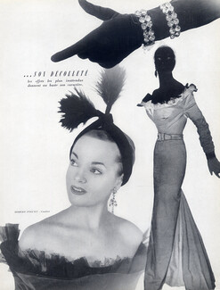 Robert Piguet 1949 Evening Gown, Combier & Cie