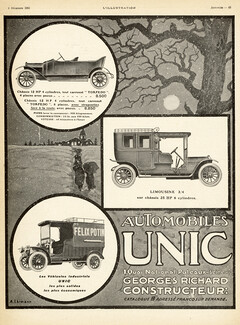 Unic (Cars) 1911 A. Ehrmann