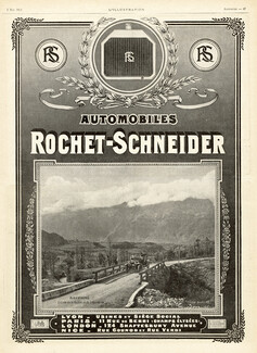 Automobiles Rochet-Schneider 1914 Dauphiné, Cliché Riviere