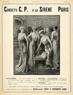 Corsets ND - Eynedé (Corsetmaker) 1911 — Advertisement