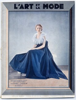 L'Art et la Mode 1935 Avril, Jeanne Lanvin, Worth, Chanel, Hermès