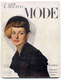 L'Art et la Mode 1948 Automne N°2727 Maud Roser, Jacques Fath, drawings from Fashion Houses