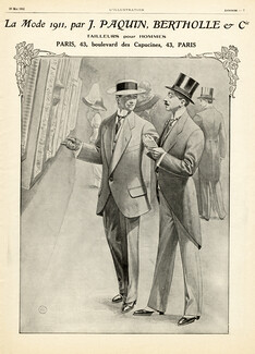 J. Paquin, Bertholle & Cie (Tailors) 1911