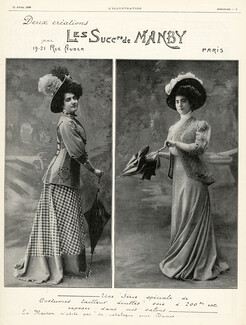 Manby 1908 Fashion Photography, Umbrella