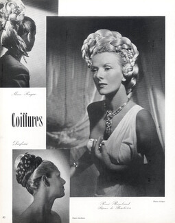 René Rambaud 1946 "Coiffures" Necklace Boucheron, Photo Geiger