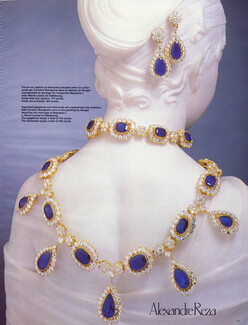 Alexandre Reza (High Jewelry) 1985 Set created from the necklace that Caroline Bonaparte