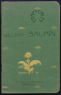 William Saurin (Food Comestibles, Wines) 1900 "Chardon d'Or" Catalog 52 illustrated pages, G.Lhuer, 52 pages