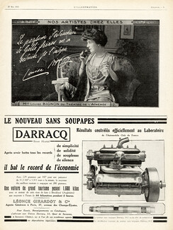 Gellé Frères (Perfumes) 1912 Louise Bignon, Autograph
