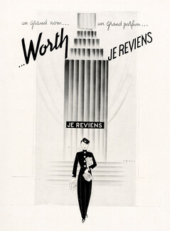 Worth (Perfumes) 1951 R. B. Sibia, Je Reviens