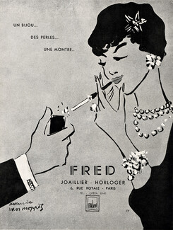 Fred 1951 Cigarette Holder, Maurice Van Moppès (L)