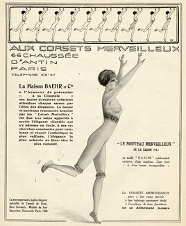 Baehr (Corsetmaker) 1913 Aux corsets merveilleux