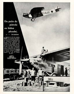 Shell (Motor Oil) 1930 Airplane
