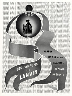 Lanvin, Perfumes — Vintage original prints