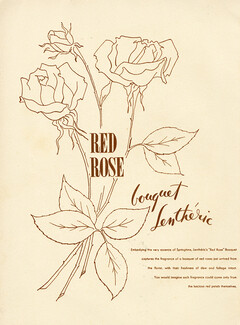 Lenthéric (Perfumes) 1950 Red Rose