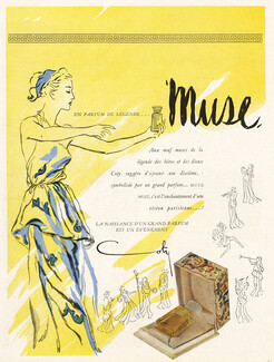 Coty (Perfumes) 1946 Muse