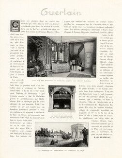 Guerlain, 1924 - Perfumes Store, Texte par Paul Sentenac, 1 pages