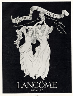 Lancôme (Cosmetics) 1948 Nutrix et Galatéis