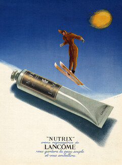 Lancôme (Cosmetics) 1949 Nutrix, Ski, E-M. Pérot