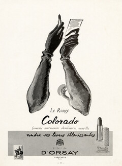 D'Orsay (Cosmetics) 1941 Rouge Colorado, Lipstick
