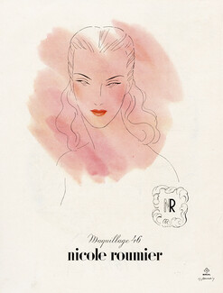 Nicole Roumier (Cosmetics) 1946 Maquillage, G. Bourdier