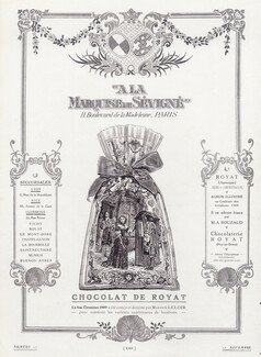 Marquise de Sévigné (Chocolates) 1908 "Sac Etrennes" Maurice Leloir