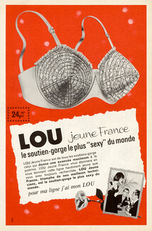 Lou 1962 "Jeune France", Bra
