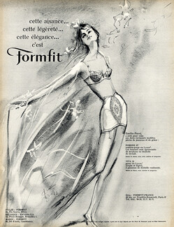 Formfit (Lingerie) 1963 Girdle, Brassiere, Eliza Fenn