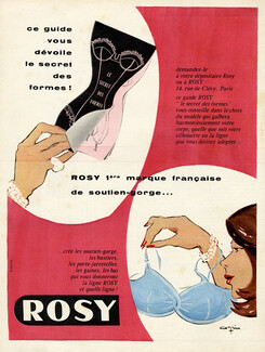 Rosy (Lingerie) 1956 Bra, Corselette