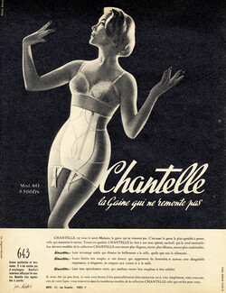 Chantelle (Girdles) 1960 Girdle Pinup Pin-up — Advertisement