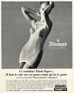 Triumph (Lingerie) 1966 Combiné Elastistar