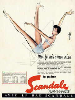 Scandale (Lingerie) 1956 Girdle, Roger Blonde