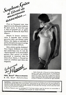 Roussel (Lingerie) 1934 Gaine Combiné