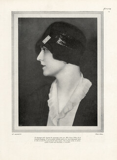 Georgette (Millinery) 1928 Mlle Tania Fédor, Photo Alban