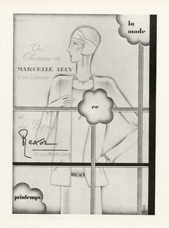 Marcelle Lely (Milinery) & Bijoux Rexor (Jewelry) 1928