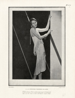 Lucien Lelong 1928 Princesse Théodore de Russie, Photo Scaioni