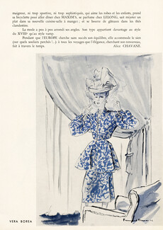 Véra Boréa (Couture) 1944 Bernard Blossac