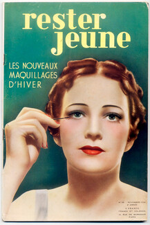 Rester Jeune 1936 Making-up, Photo Dorvyne, Véra Boréa, Jean Patou, Schiaparelli, Marcel Rochas