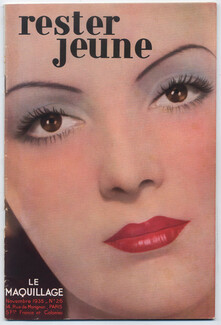Rester Jeune 1935 Le Maquillage, Mireille Balin, Photo Georges Saad, Hermès, Henry A La Pensée