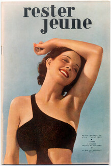 Rester Jeune 1935 Swimwear Occulta, Photo Georges Saad, Véra Boréa, Henry A La Pensée