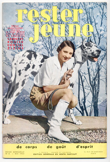 Rester Jeune 1934 Worth, Photo Luigi Diaz, Hermès, Véra Boréa, Schiaparelli, Lucile Paray