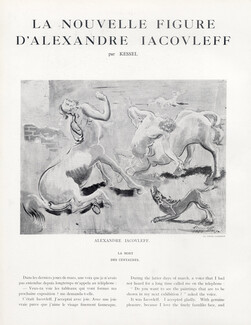 La Nouvelle Figure d'Alexandre Iacovleff, 1930 - Artist's Career, Louis Laniepce, Text by Joseph Kessel, 10 pages